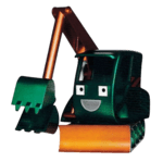 A promo image of Grabber from Bob the builder